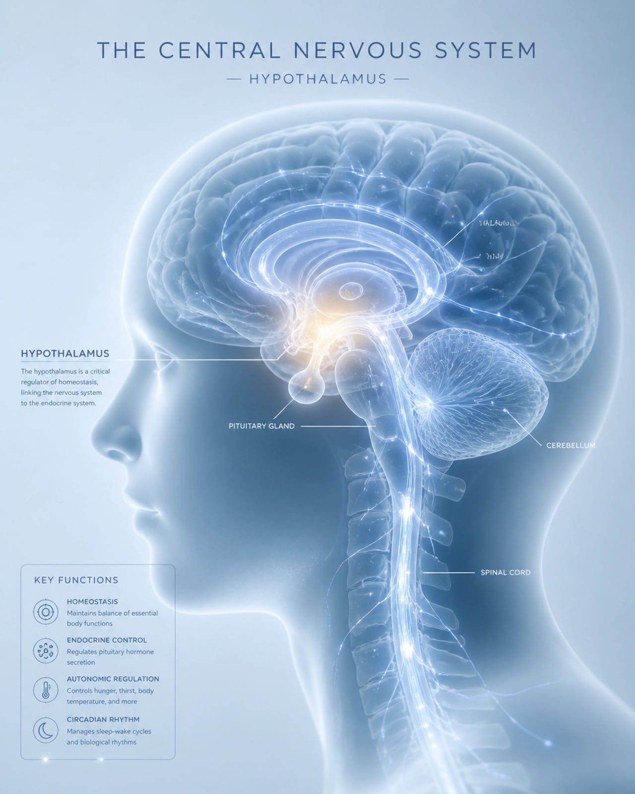 The Central Nervous System and Hypothalamus Pathways