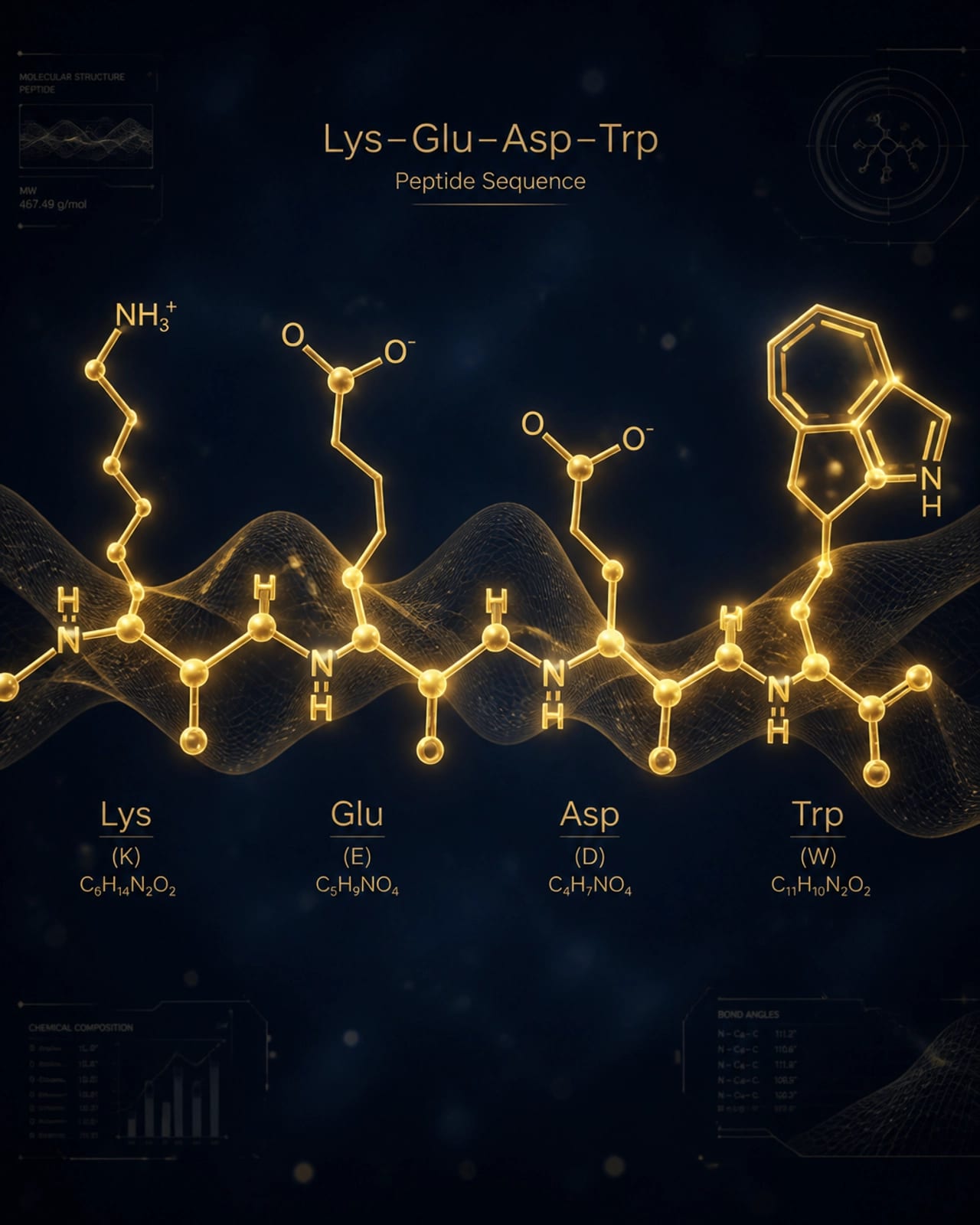 Molecular peptide visualization