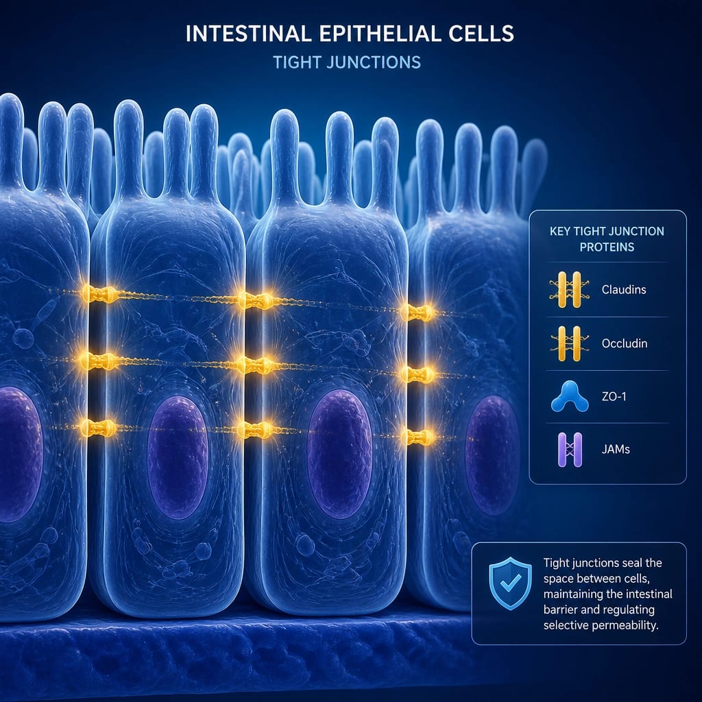 Intestinal Tight Junctions Illustration