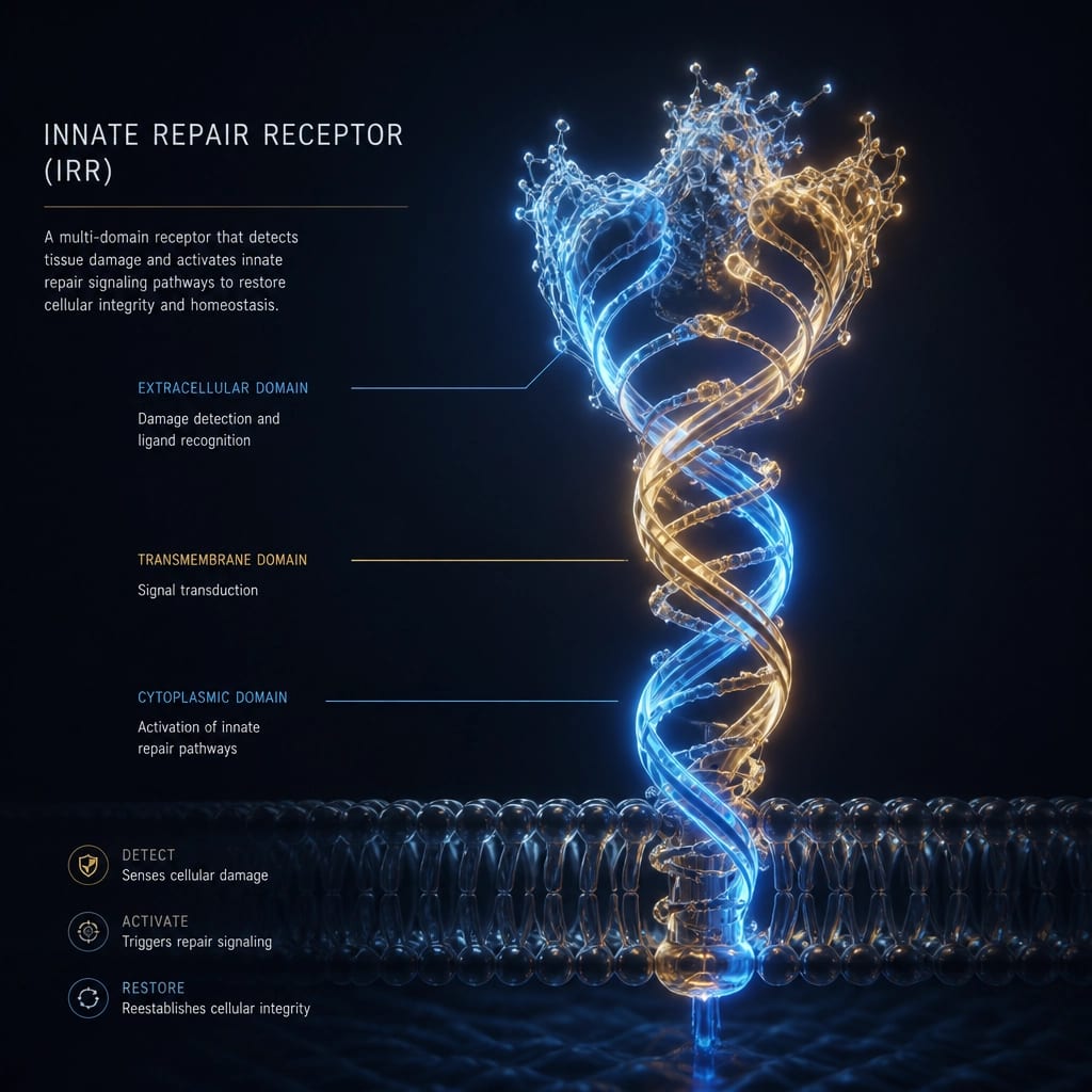 Visualization of the Innate Repair Receptor (IRR)