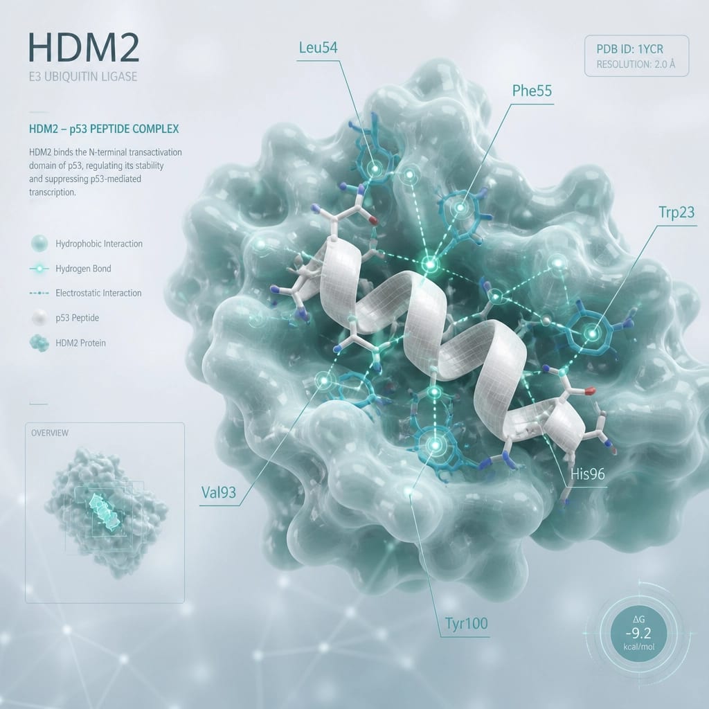 HDM2 Protein Interaction Visualization