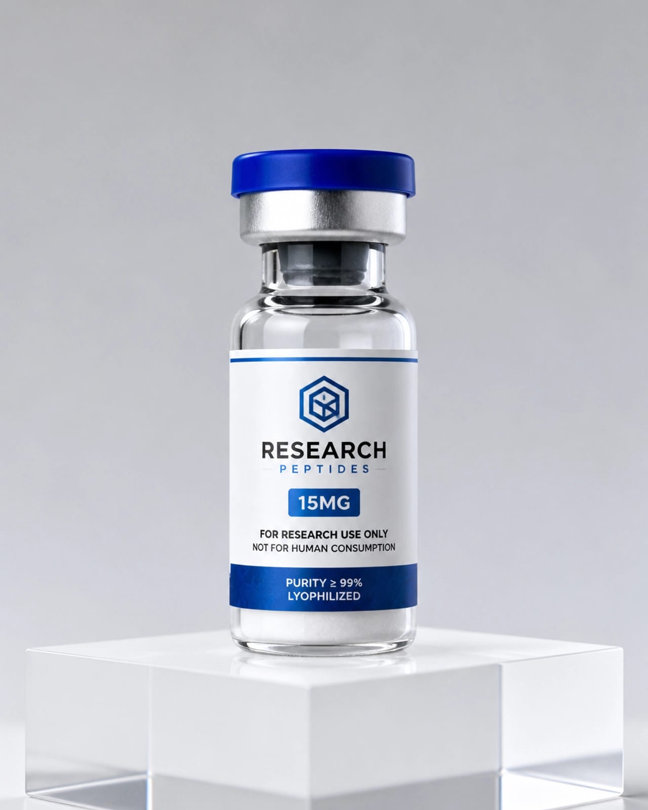 Research vial representing Tirz 15mg