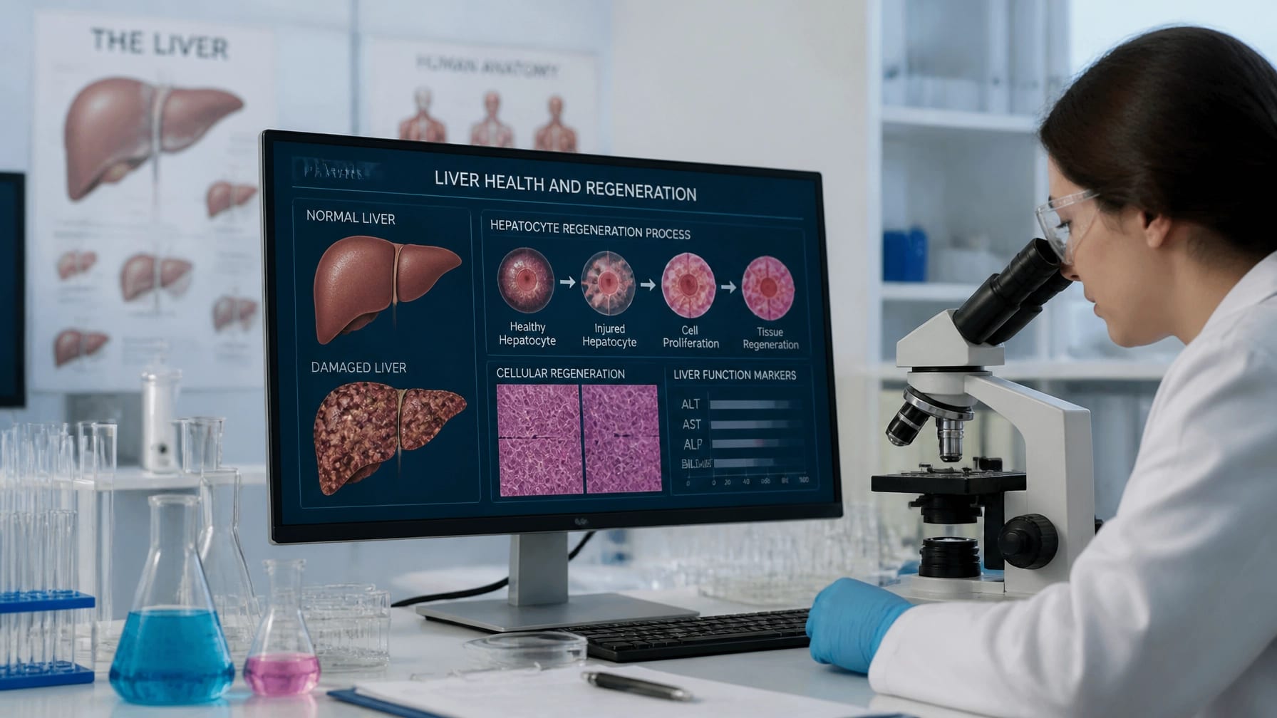 Cellular Hepatocyte Regeneration