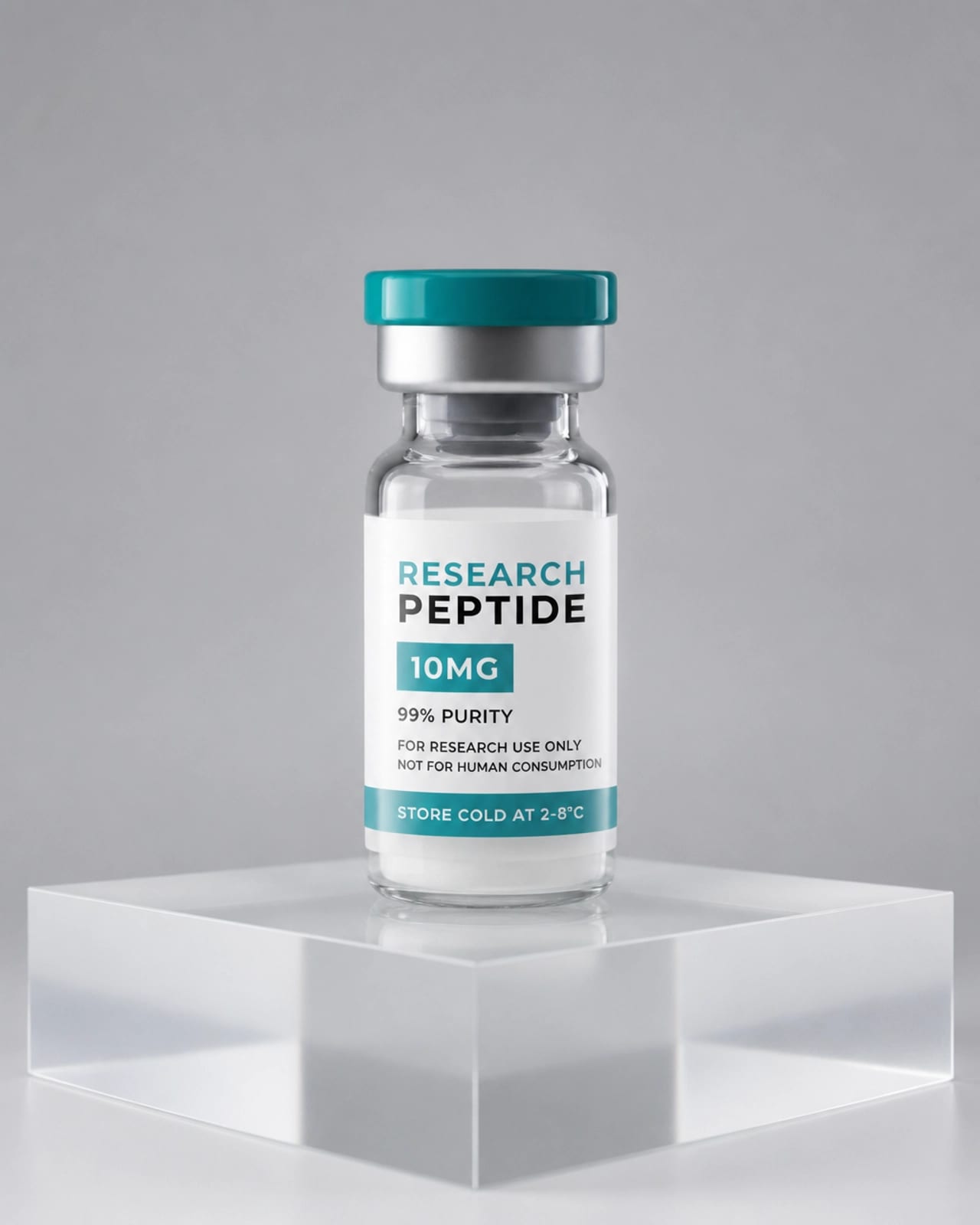 Research vial representing Ret 10mg
