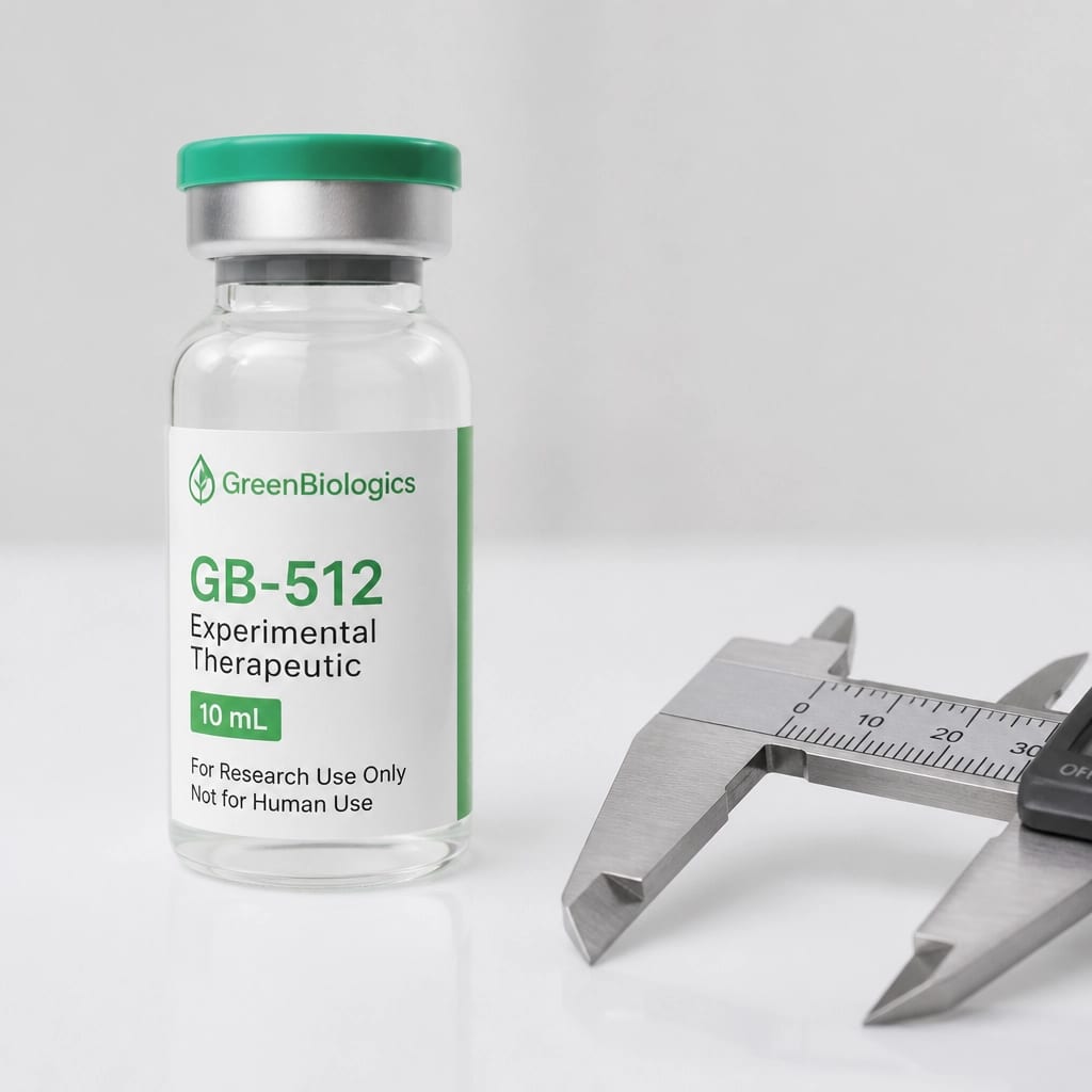 A close-up, sharp image of a medical vial on a clean white surface, representing clinical reliability.