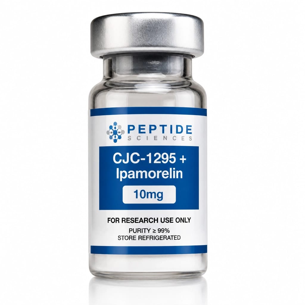 Realistic CJC-1295 + Ipamorelin 10mg vial
