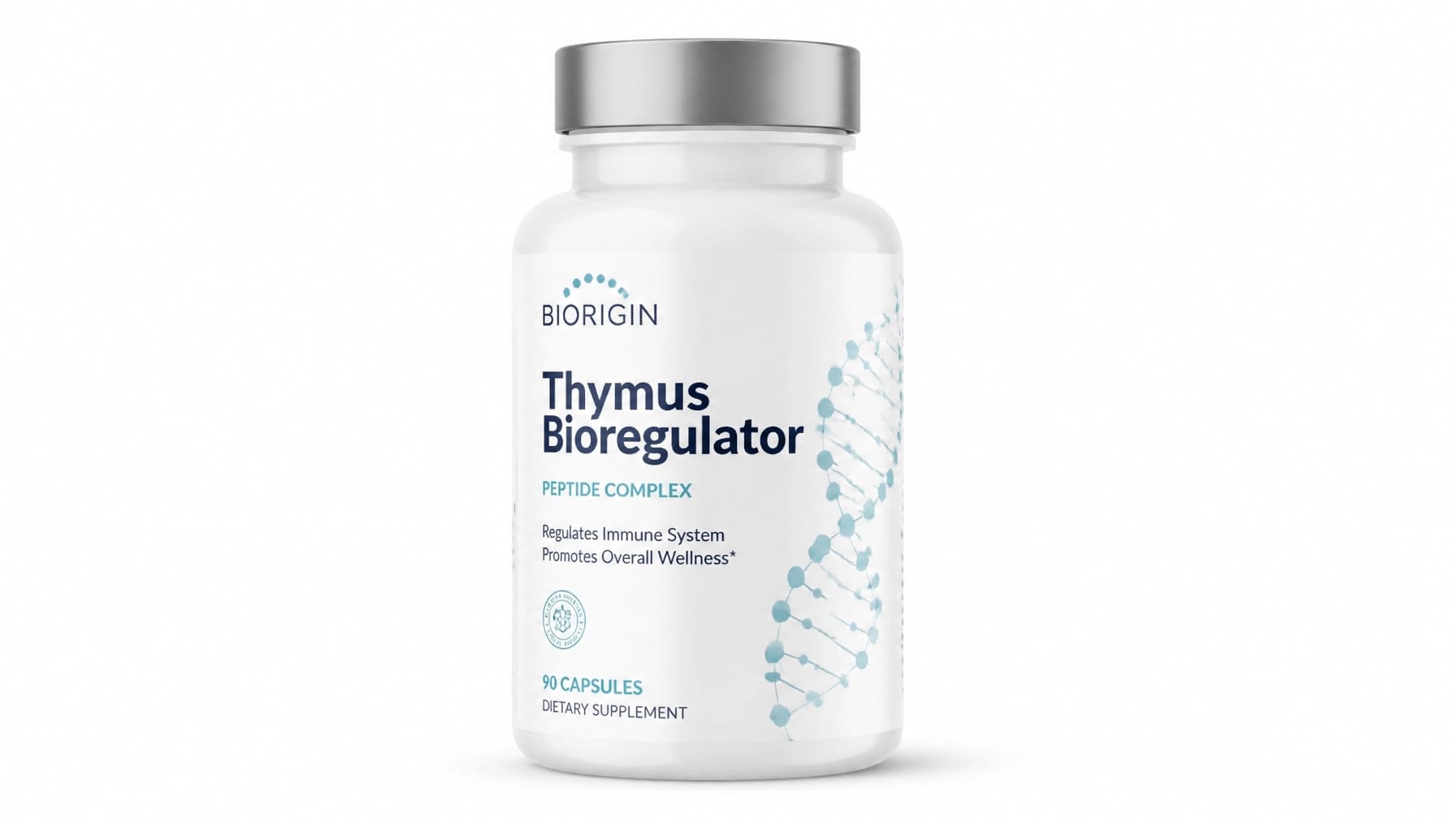 Supplement bottle in clinical setting