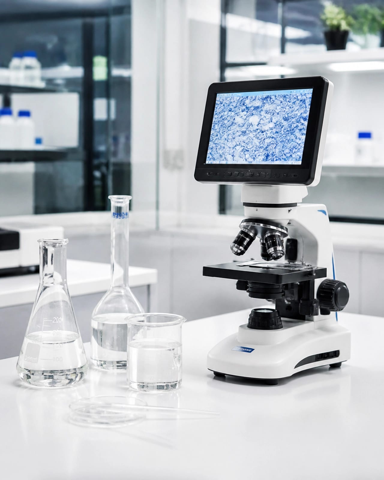 A professional laboratory setting reinforcing research-focused reliability